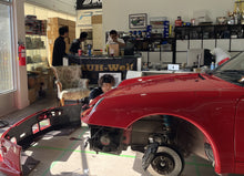 Load image into Gallery viewer, RAUH-Welt Begriff Up Garage Blue dot  Banner Flag