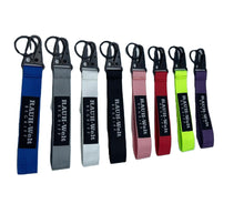 Load image into Gallery viewer, RWB Short Lanyard Gray
