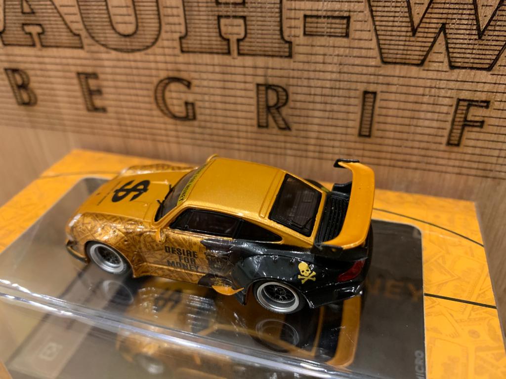 RWB 993 with Desire For Money livery 1:64 diecast by Time Micro