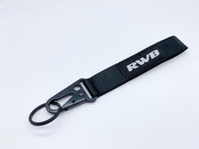 Load image into Gallery viewer, RWB Short Lanyard Black