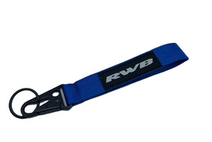 RWB Short Lanyard Blue
