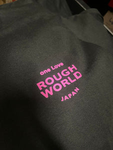 RWB One Love Rough World Black Tee (Pink)