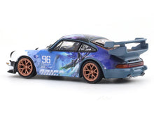 Load image into Gallery viewer, Porsche 911 964 Singer Akiba blue 1:64 Leixin diecast scale model car miniature collectible