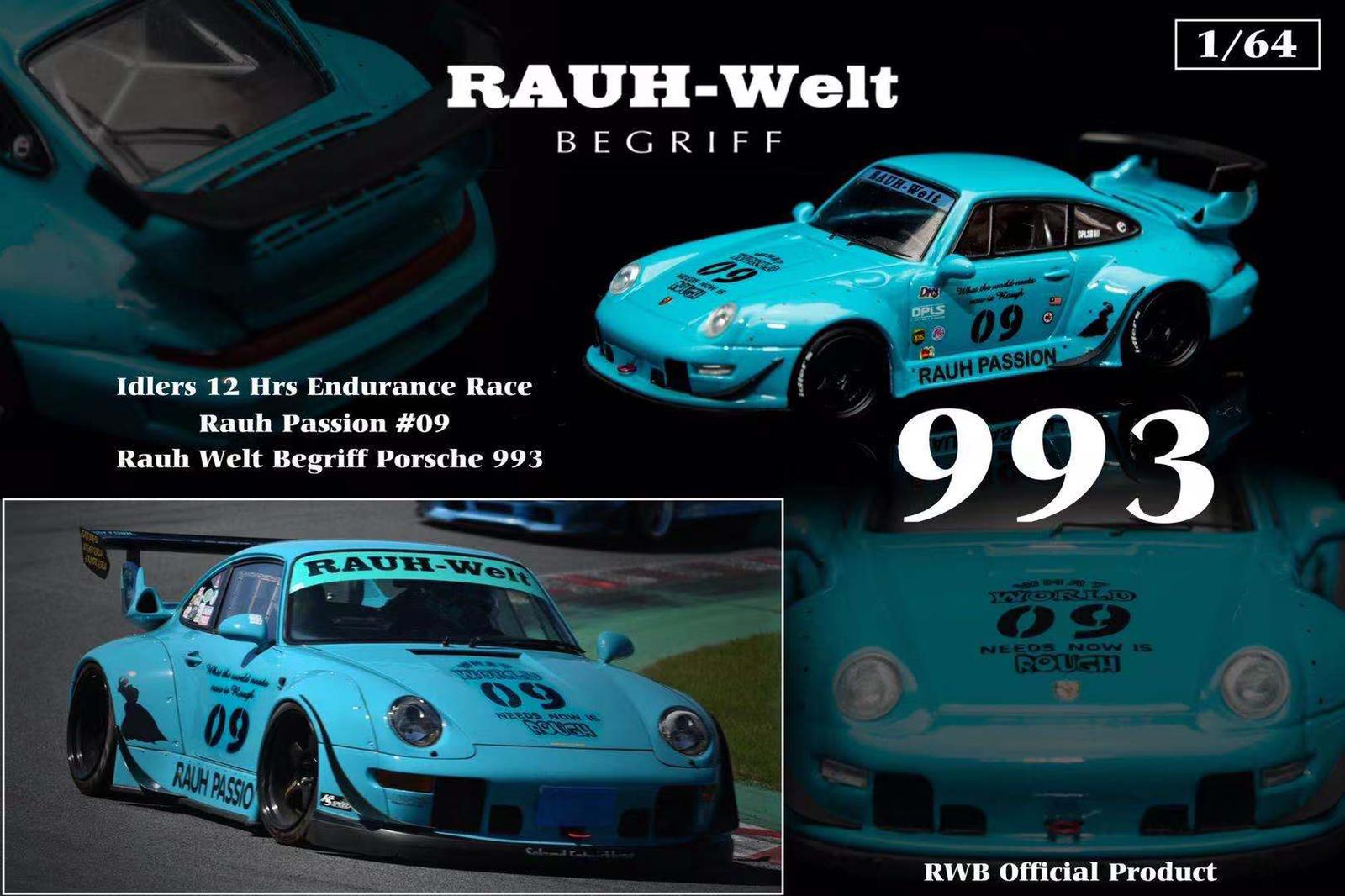 Official RWB Rauh Passion #09 1:64 idlers series – Rauh-Welt