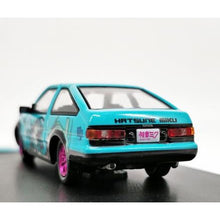 Load image into Gallery viewer, Time Model Toyota AE86 Hatsune Miku 1:64